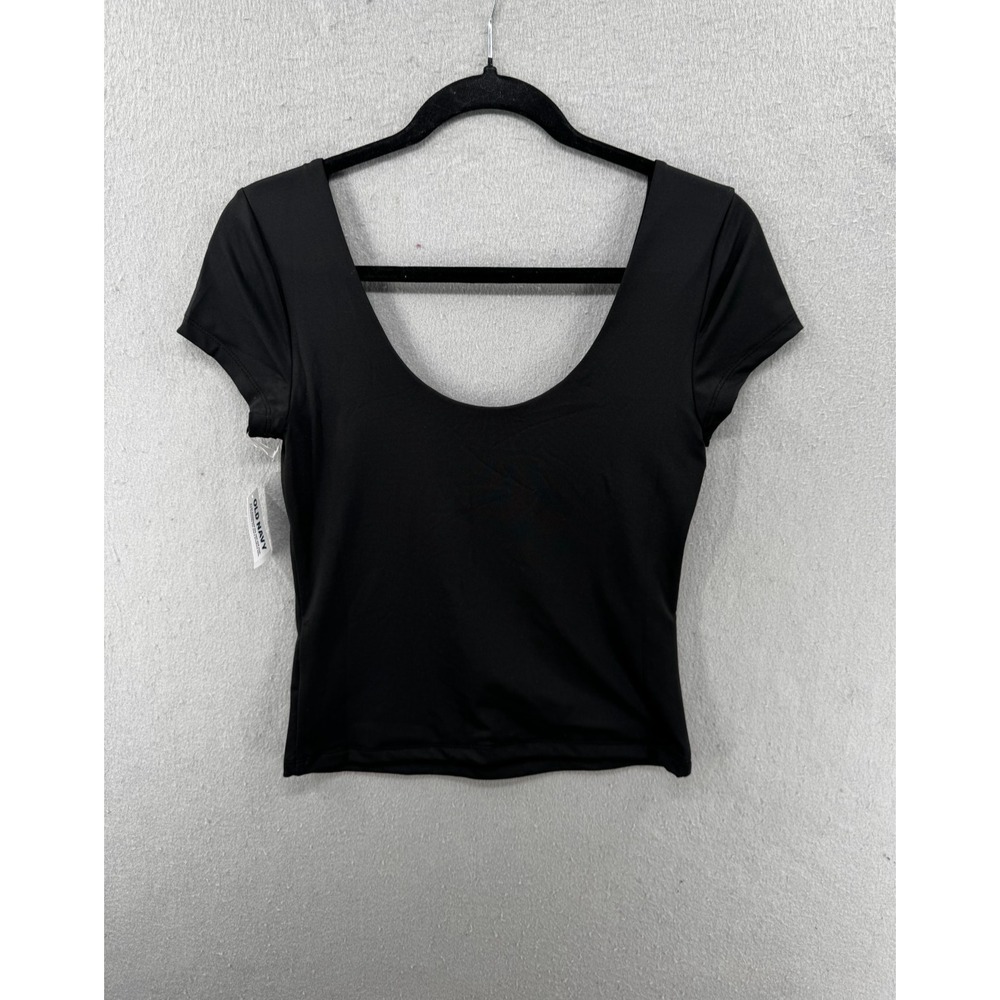 Old Navy Black Scoop Neck Top